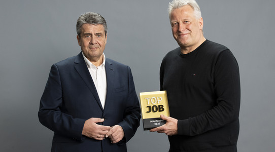 Top Job 2022 Auszeichnungsübergabe mit Sören Mohr